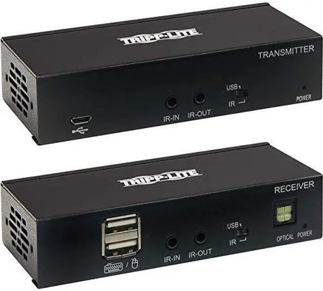 Alt view image 18 of 20 - Tripp Lite HDMI Over Cat6 Extender Kit w KVM Support USB/IR PoC B127A1A1BHBH