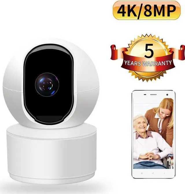 Alt view image 5 of 5 - N_eye 8MP 4K IP Camera AI Humanoid Detecion Security camera Surveillance Wifi Camera Baby Monitor wireless ptz camera indoor cam