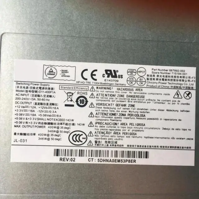 Main image of KHACHIMO Mute Full Voltage Home Game With 6Pin Video Card 400W Switching Power Supply D11-400P1A