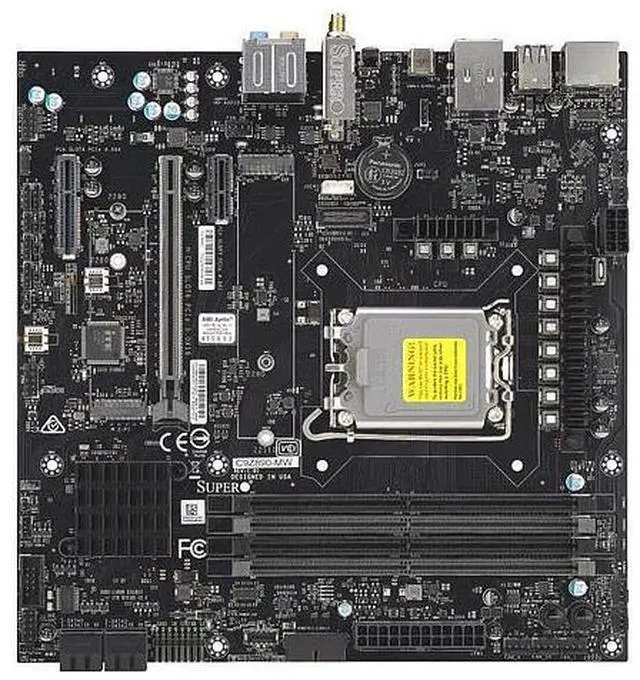 Main image of C9Z890-MW Motherboard MicroATX Single Socket LGA-1851 (Socket V1) Core Ultra 9/7/5 Processors