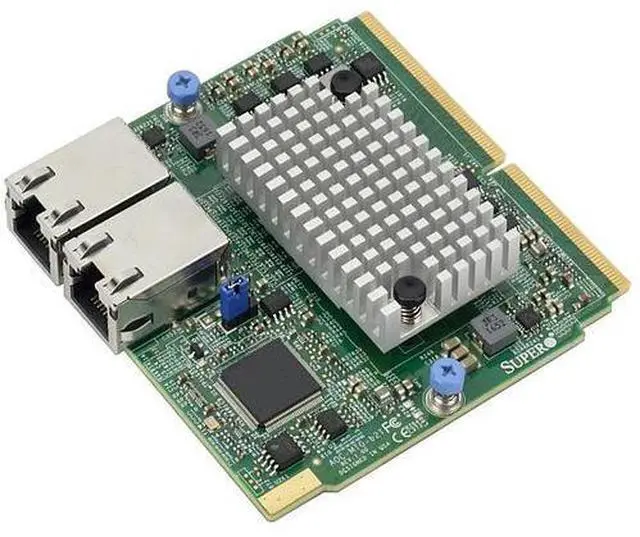 Main image of AOC-MTG-B2T-O SIOM 2-Port 10GbE RJ45 10GBase-T, Broadcom BCM57416