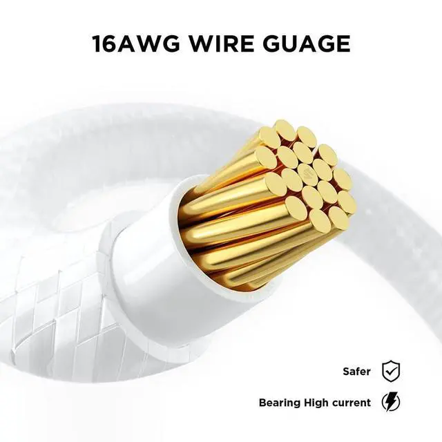 Alt view image 3 of 5 - PSU Cable Extension Kit 30CM Length with Cable Combs 1x24Pin/2x8Pin(4+4) EPS/2x8Pin(6P+2P) PCI-E/PC Sleeved Cable for ATX Power Supply (White)