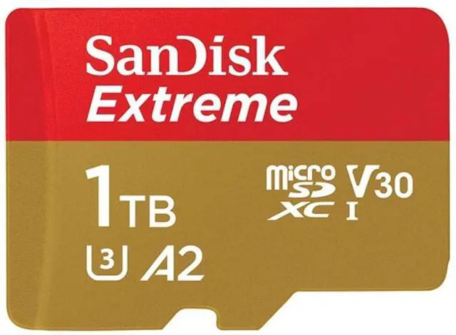 Alt view image 13 of 17 - SanDisk 1TB Extreme Class 3/UHS-I (U3) V30 microSDXC 190 MB/s Read 130 MB/s Write