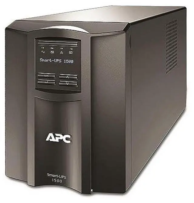Alt view image 12 of 13 - APC by Schneider Electric Smart-UPS 1500VA Tower UPS - Tower - AVR - 3 Hour Recharge - 6.50 Minute Stand-by - 120 V AC Input - 110 V AC, 125 V AC, 120 V AC Output - Sine Wave - USB - LCD Display - 8 x