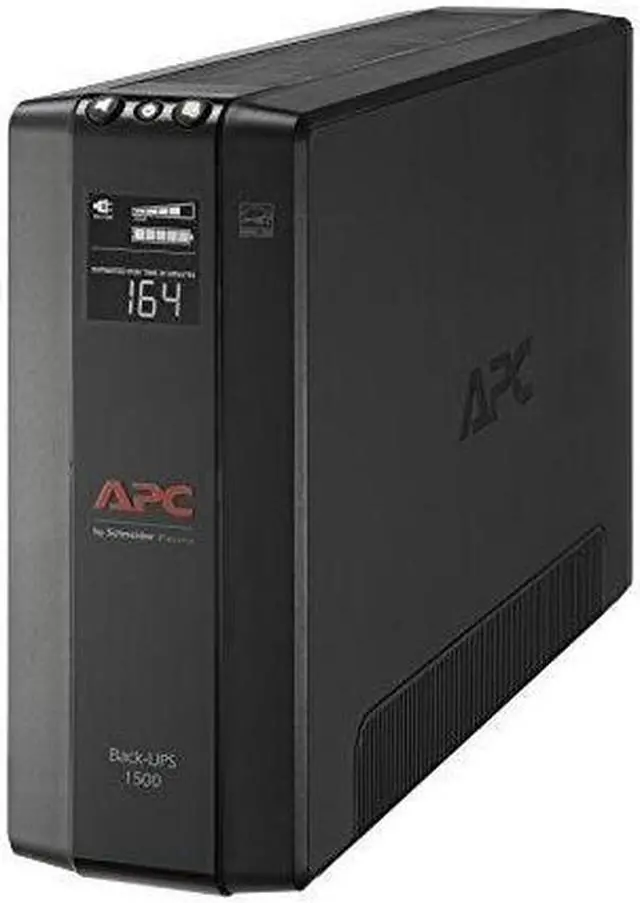 Alt view image 14 of 19 - APC by Schneider Electric Back UPS Pro BX1500M, Compact Tower, 1500VA, AVR, LCD, 120V