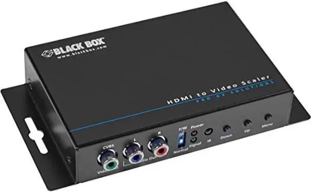 Alt view image 5 of 10 - Black Box HDMI to Analog Video Converter and Scaler AVSCHDMIVIDEO