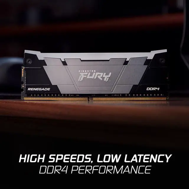 Alt view image 5 of 7 - Kingston FURY Renegade RGB 32GB 3200MT/s DDR4 CL16 Desktop Memory Single Module | Intel XMP | AMD Ryzen | Infrared Syncing | KF432C16RB2A/32