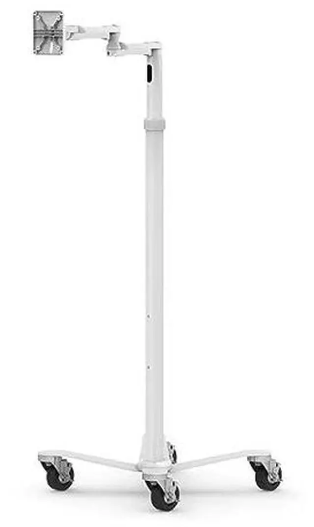 Alt view image 5 of 8 - Compulocks Medical Rolling Cart Extended - VESA Compatible - Cart - for LCD display - medical - white - screen size: up