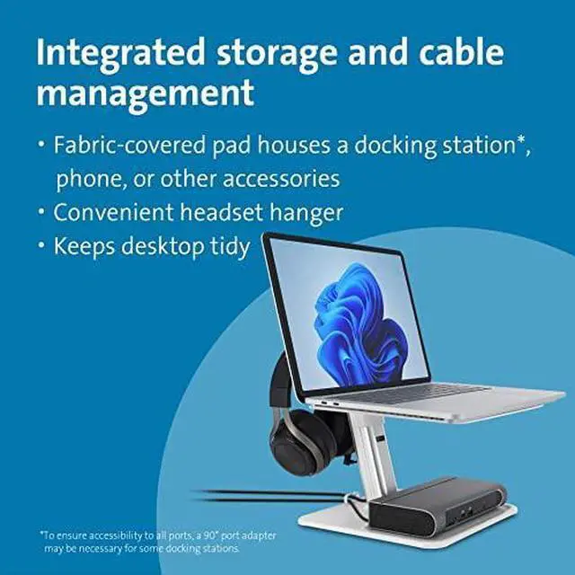 Alt view image 12 of 14 - Kensington SmartView Organizing Laptop Riser K50825WW