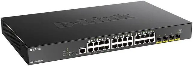 Alt view image 11 of 16 - D-Link 28-Port 10-Gigabit Smart Managed PoE Switch DGS125028XMP6KV