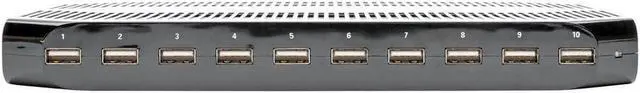 Alt view image 13 of 14 - Tripp Lite U280-010-ST-CEE 10-Port USB Charging Station with Adjustable Storage, 12V 8A (96W) USB Charger Output, Schuko Power Cord