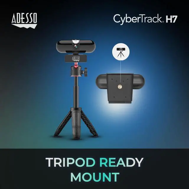 Alt view image 18 of 20 - Cybertrack h7 1080p hd auto focus webcam with built-in dual microphone, tripod mount and privacy shutter cover
