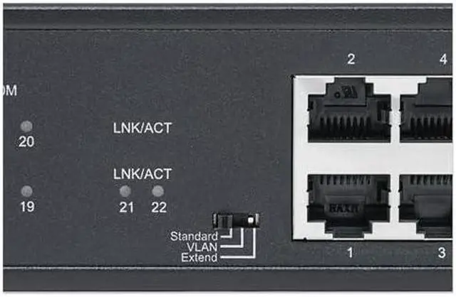 Alt view image 11 of 12 - Intellinet 16-Port Gigabit Ethernet PoE+ Switch with 4 RJ45 Gigabit and 2 SFP Uplink Ports |IEEE 802.3at/af Power over Ethernet (PoE+/PoE) Compliant, 300 W, Endspan, 19" Rackmount