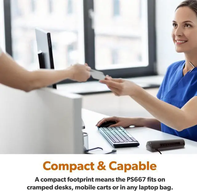 Alt view image 5 of 6 - Ambir Technology PS667 Simplex A6 ID Card Scanner