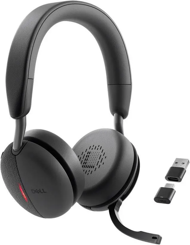 Main image of Dell WL5024 Pro Wireless ANC Headset - Hybrid Active Noise Cancellation, AI-Based Noise Cancellation Microphone, Leatherette Headband, Effortless connectivity, Microsoft Teams/Zoom Certified - Black