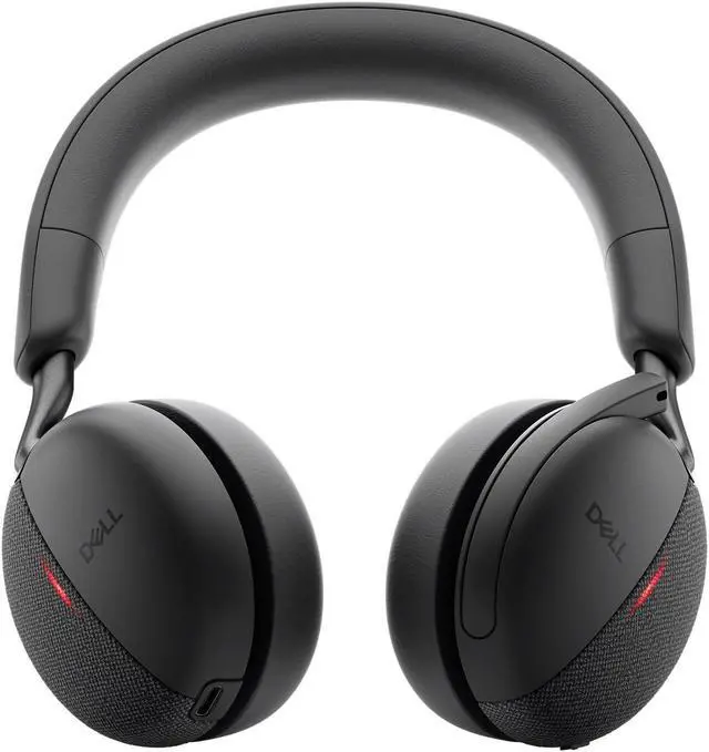 Alt view image 7 of 8 - Dell WL5024 Pro Wireless ANC Headset - Hybrid Active Noise Cancellation, AI-Based Noise Cancellation Microphone, Leatherette Headband, Effortless connectivity, Microsoft Teams/Zoom Certified - Black
