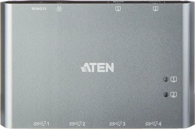 Alt view image 10 of 14 - ATEN 2-Port USB-C Gen 2 Sharing Switch with Power Pass-through US3342