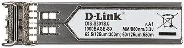 Alt view image 16 of 17 - D-Link 1-port Mini-GBIC SFP to 1000BaseSX Multi-Mode Fibre Transceiver