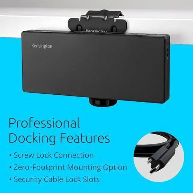 Alt view image 14 of 16 - Kensington SD4782P EQ Docking Station - Up to 100W Power Delivery - Delivers power to laptop, docking station, and connected accessories. Supports up to 100W for USB-C® Alt Mode laptops. USB-A