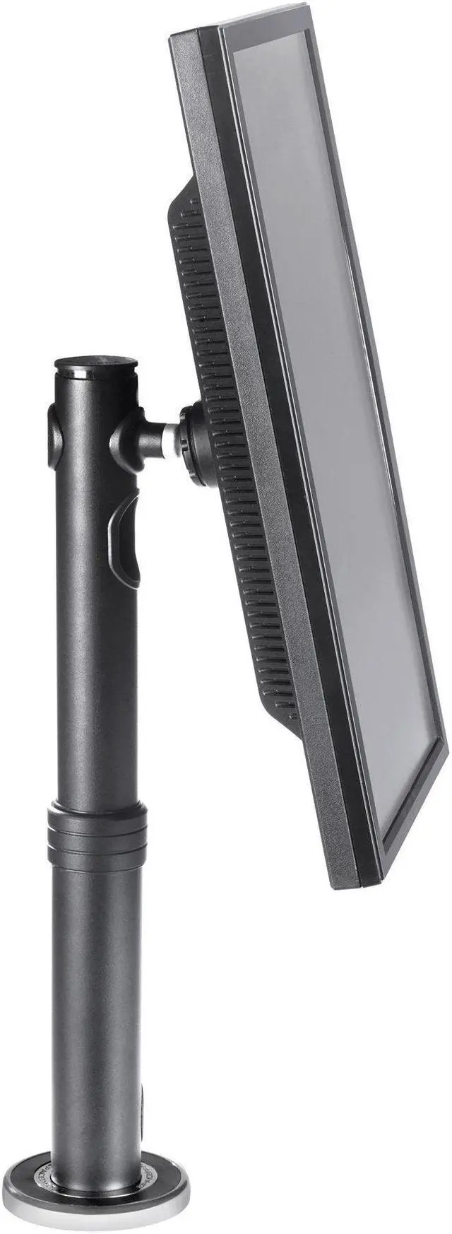 Alt view image 3 of 9 - atdec sd-pos-ha height adjustable pos mount with advanced security features and 75x75/100x100 vesa support for displays up to 44-pound, black