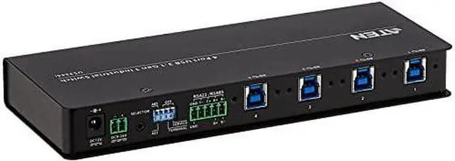 Alt view image 15 of 16 - Aten - US3344I - Aten 4 x 4 USB 3.1 Gen 1 Industrial Hub Switch - USB Type B - 4 USB Port(s) - 4 USB 3.1 Port(s) - Mac,