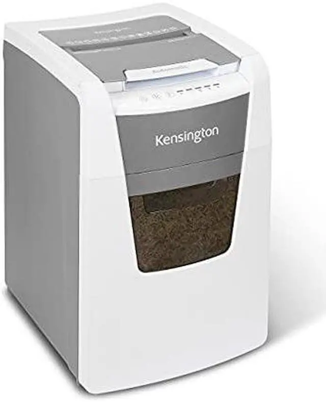 Alt view image 12 of 17 - Kensington OfficeAssist Auto Feed Shredder A1500-HS Anti-Jam Micro Cut - Continuous Shredder - Micro Cut - 6 Per Pass - for shredding Paper, Staples, Paper Clip, Credit Card, CD, DVD - 0.079" x 0
