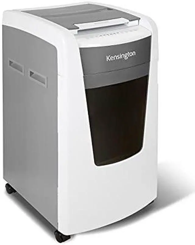 Alt view image 4 of 10 - Kensington OfficeAssist Auto Feed Shredder A6000-HS Anti-Jam Micro Cut - Continuous Shredder - Micro Cut - 10 Per Pass - for shredding Paper, Staples, Paper Clip, Credit Card, Junk Mail, Glossy ...