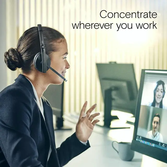 Alt view image 20 of 20 - EPOS / Sennheiser Adapt 165T Binaural On-Ear Wired 3.5mm Jack Headset