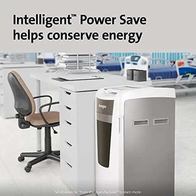 Alt view image 8 of 10 - Kensington OfficeAssist Auto Feed Shredder A6000-HS Anti-Jam Micro Cut - Continuous Shredder - Micro Cut - 10 Per Pass - for shredding Paper, Staples, Paper Clip, Credit Card, Junk Mail, Glossy ...