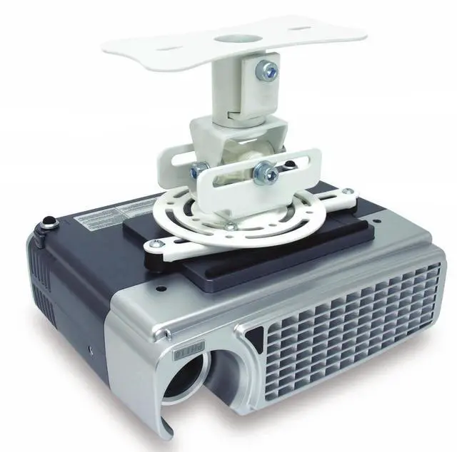 Alt view image 3 of 6 - atdec th-wh-pj-fm flush to ceiling projector mount for displays up to 33-pound, white