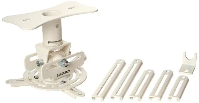 Alt view image 4 of 6 - atdec th-wh-pj-fm flush to ceiling projector mount for displays up to 33-pound, white