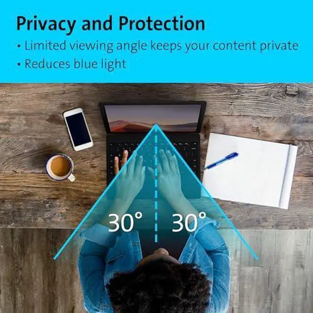 Alt view image 11 of 17 - Kensington MagPro Elite Privacy Screen for Surface Laptop 2/3 13.5IN K50728WW