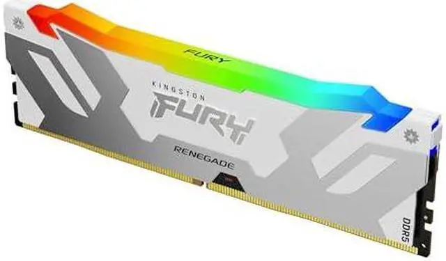 Alt view image 4 of 11 - Kingston 32GB 6000MT/s DDR5 CL32 DIMM FURY Renegade RGB White XMP