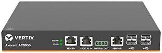 Alt view image 12 of 20 - Avocent ACS804MEAC-400 Acs Advanced Console Server - Console Server - 4 Ports - Gige, Rs-232 - 1U