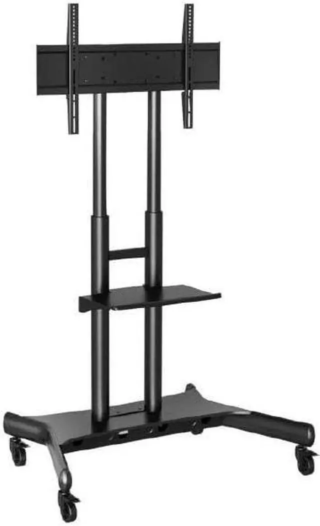 Main image of Atdec AD-TVC-75 Floor TV Cart Heavy Duty for Screen size 50" - 80" & 75kg. VESA to 800x400 - Comes with Shelf