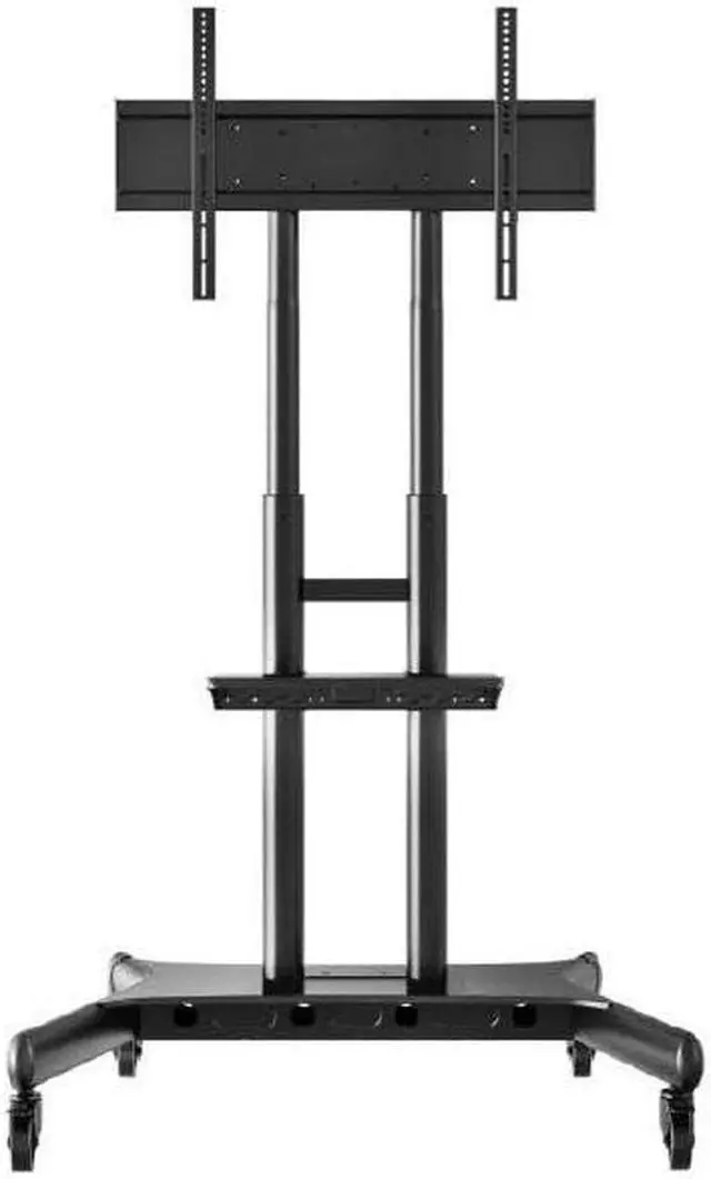 Alt view image 2 of 3 - Atdec AD-TVC-75 Floor TV Cart Heavy Duty for Screen size 50" - 80" & 75kg. VESA to 800x400 - Comes with Shelf