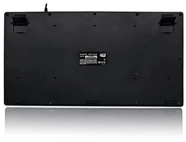 Alt view image 15 of 17 - ADESSO AKB-425UB-MRP Black 12 Function Keys USB Wired EasyTouchTouchpad Keyboard With Rackmount