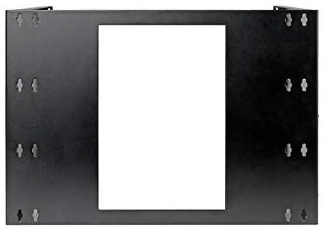 Alt view image 11 of 20 - Tripp Lite 8U Wall-Mount Bracket for Small Switches, Patch Panels Hinged - Black