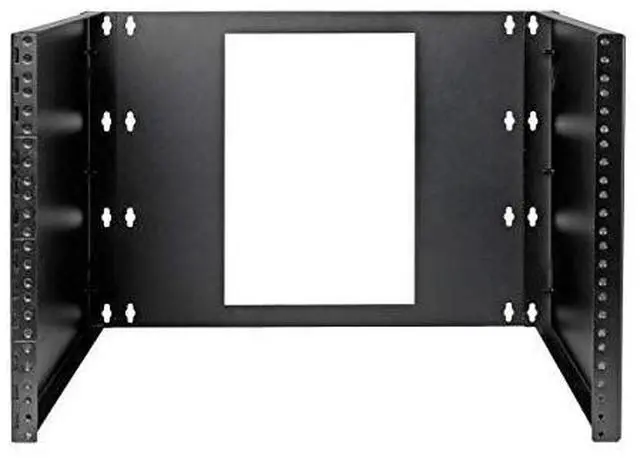 Alt view image 12 of 20 - Tripp Lite 8U Wall-Mount Bracket for Small Switches, Patch Panels Hinged - Black