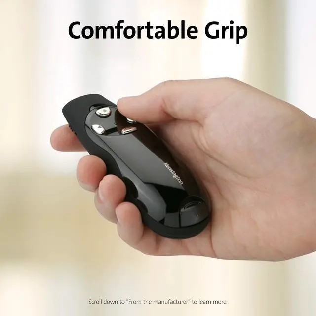 Alt view image 16 of 20 - Kensington Presenter Expert Wireless With Green Laser - Black