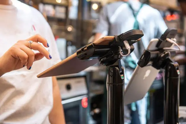 Alt view image 8 of 9 - Compulocks Cling Rise Universal Tablet Kiosk UCLGSTD01B