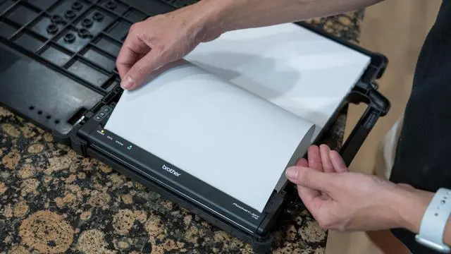 Alt view image 17 of 20 - Brother Rugged Carrying Case (Bi-fold) Brother Printer PA-FFC-810LHC