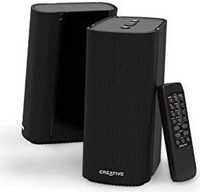 Alt view image 5 of 10 - Creative T100 Wireless Computer Speaker System Black (MF1690AA002)