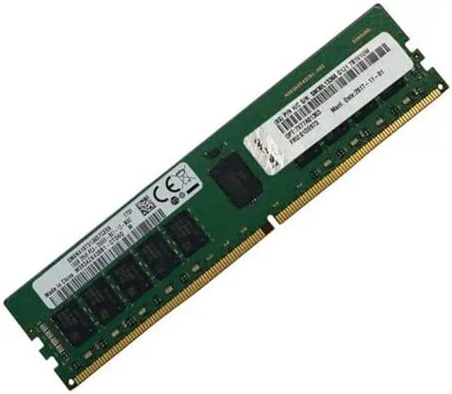 Alt view image 7 of 9 - Lenovo 16GB TruDDR4 SDRAM Memory Module - For Server - 16 GB (1 x 16GB) - DDR4-3200/PC4-25600 TruDDR4 - 3200 MHz Dual-rank Memory - 1.20 V - ECC - 288-pin - DIMM