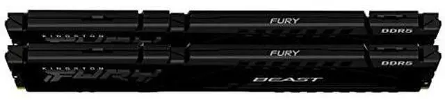Alt view image 9 of 19 - Kingston FURY Beast 64GB (2 x 32GB) 288-Pin PC RAM DDR5 5200 (PC5 41600) Memory (Desktop Memory) Model KF552C40BBK2-64