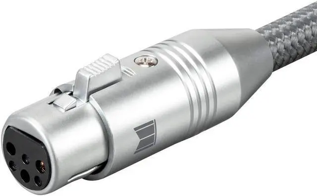 Alt view image 10 of 12 - Monoprice Monolith XLR Balanced Audio Cable - 2 Meter, 24K Gold Plated, Oxygen Free Copper, Professional, Premium Home Audio