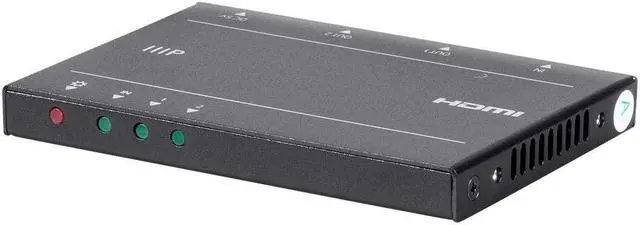 Alt view image 7 of 12 - Monoprice Blackbird 4K Pro 1x2 Ultra Slim HDMI Splitter -Black | 4K @ 60Hz, HDCP 2.2 Compliant, HDR, And EDI Detection