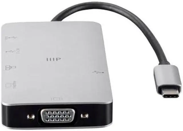 Alt view image 11 of 14 - Monoprice USB-C to HDMI | (4k/60hz), Aluminum Alloy Shell, Nickel Plated Connector Adaptor - Consul Series