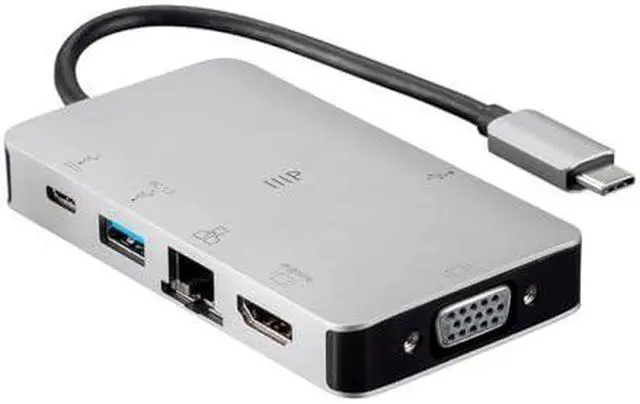 Alt view image 10 of 14 - Monoprice USB-C to HDMI | (4k/60hz), Aluminum Alloy Shell, Nickel Plated Connector Adaptor - Consul Series