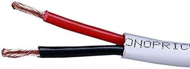 Alt view image 9 of 15 - Monoprice Access Series 16 Gauge AWG CL2 Rated 2 Conductor Speaker Wire / Cable - 500ft Fire Safety In Wall Rated, Jacketed In White PVC Material 99.9% Oxygen-Free Pure Bare Copper